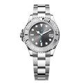 Sport 37 – Rhodium Dial | Steel Bracelet & Matte Rotating Bezel