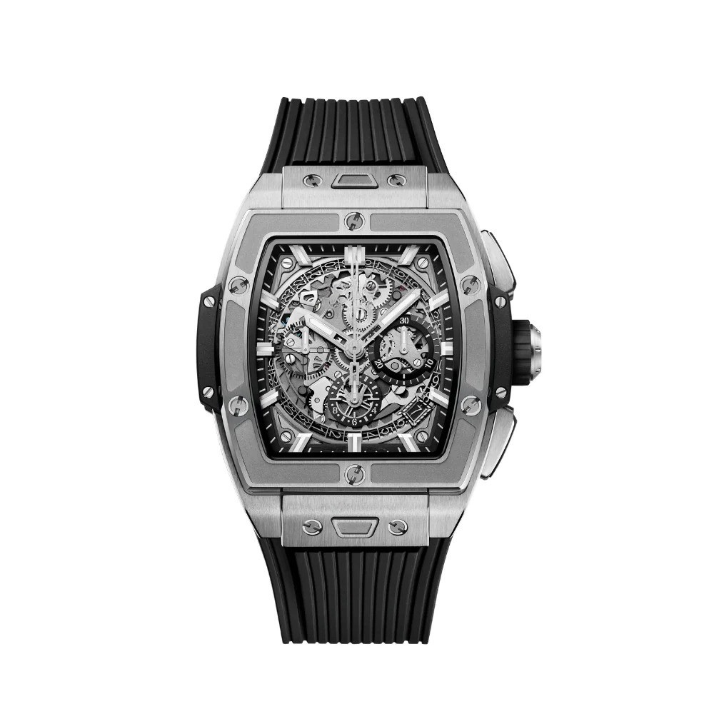 Skeleton Chronograph 42 – Titanium Case | Rubber Strap