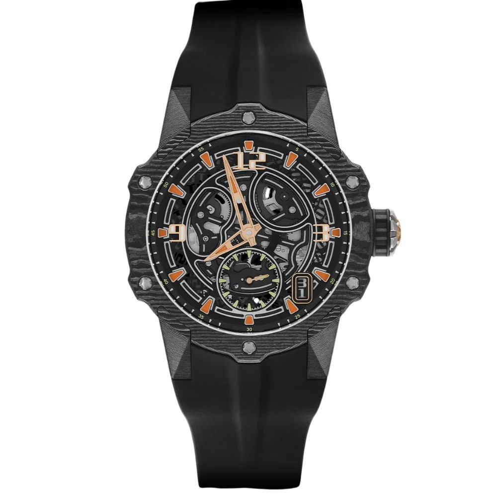 Classic Automatic 42 – Silver Dial | Rubber Strap